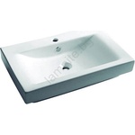 Bathco 0023 - Вграден умивалник MANCHESTER 70x45 см порцелан/бял (BO0002) Мивка за вграждане