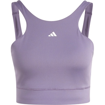 adidas Women's Medium Impact Sports Bra - Purple