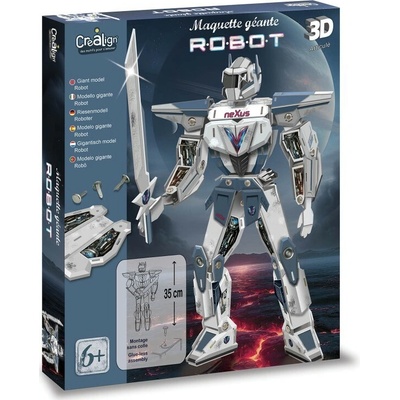Créa Lign 3D model Robot 6+ 35 cm