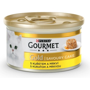 Gourmet Gold Savoury Cake s kuřetem & mrkví 85 g