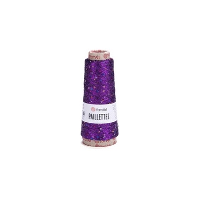 YarnArt Paillettes 8009 - fialová