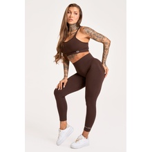 Gym Glamour Legíny Push Up 2.0 Chocolate hnědé