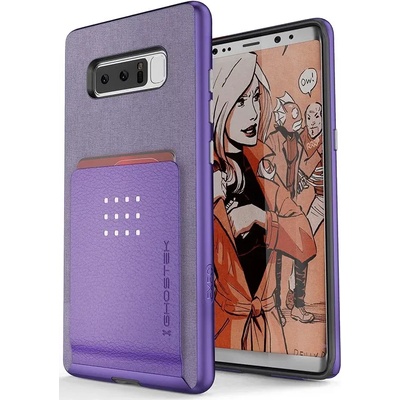 Ghostek - Samsung Galaxy Note 8 Wallet Case Exec 2 Series, Purple (GHOCAS890)