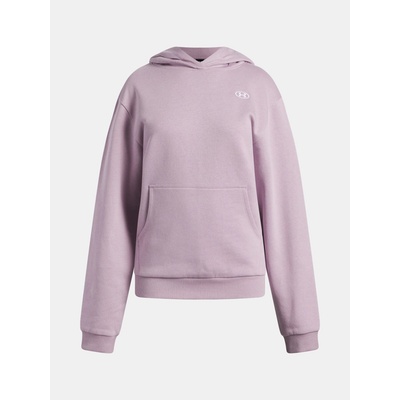Under Armour mikina G Rival Fleece Hoodie růžová