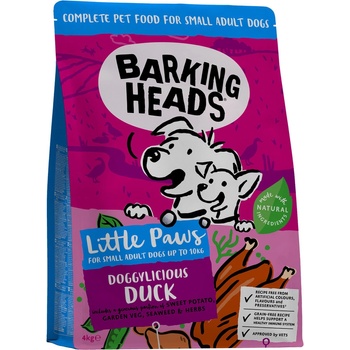 Barking Heads Tiny Paws Quackers Grain Free 4 kg