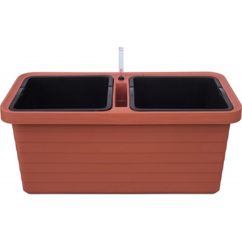 Plastia Samozavlažovací truhlík Berberis Duo 78x39x35 cm terakota