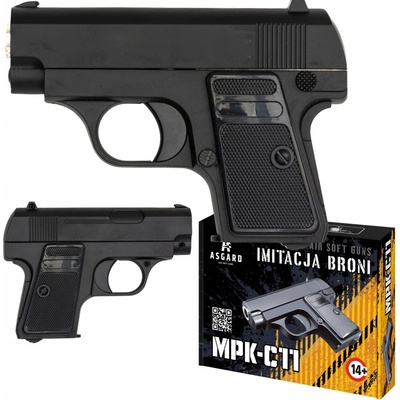 Kovová pistole na kuličky MAT Group MPK-C11 černá