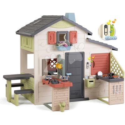 Smoby Domček Priateľov s pracovným kútikom Friends House Life rozšíriteľný