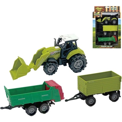 RAPPA Traktor s příslušenstvím se světlem a zvukem