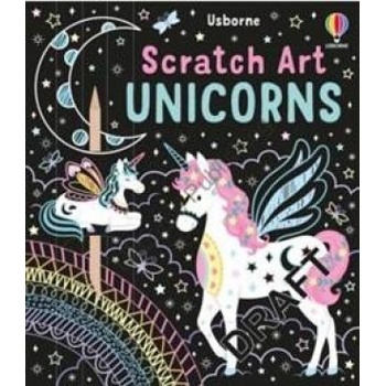 Vyškrabávací obrázky s aktivitami Jednorožci