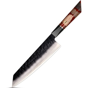 HARAHU Дамаски кухненски нож AR-37335 - Kiritsuke / Червен KP37335