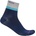 Castelli Дамски чорапи за колоездене Castelli Women's Tonal Logo 12 Sock Cycling socks - Belgian Blue / Silver Gray-Neon - размер 39-41 (EU) (207-1179-0112)