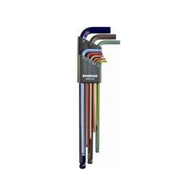 Bondhus Sada L-klíčů metrické LWR XL, barevné rozlišení BD69699