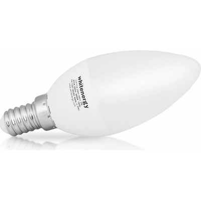 Whitenergy LED žárovka SMD2835 C37 E14 3W bílá mléčná teplá svíčka