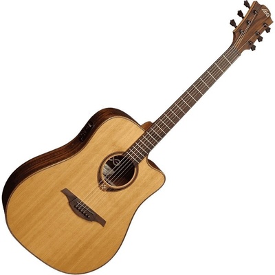 LÂG GUITARS Tramontane 118 T118DCE Natural Електро-акустична китара Дреднаут