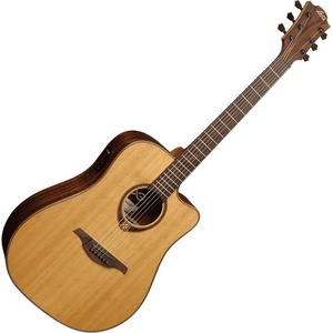 LÂG GUITARS Tramontane 118 T118DCE Natural Електро-акустична китара Дреднаут