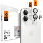 Spigen Протектор - Камера (2 бр. ) - iPhone 17 / 16 Plus / 16 - Spigen Optik. tR EZ Fit Pro - Сребрист
