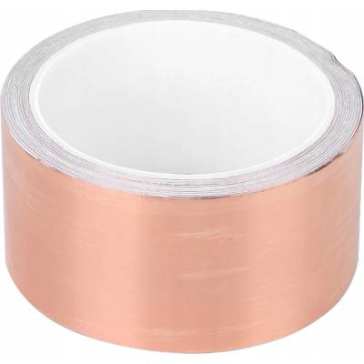 Měděný plech, pásek, měď 0,06 mm, 50 mm, 10 m