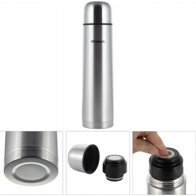 Ofenbach Turistická termoska 750 ml Stříbrná