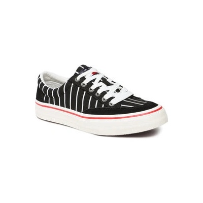 Tommy Jeans tenisky Skate Canvas Stripes EM0EM01153 černé