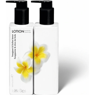 Kinetics Body Krém na ruce a tělo FRANGIPANI & SICILIAN LEMON 250 ml