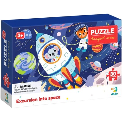 dodo Детски пъзел Dodo - Екскурзия в космоса, 30 части (300374)