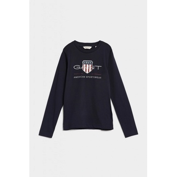 Gant D1. Archive Shield Ls T-shirt modrá