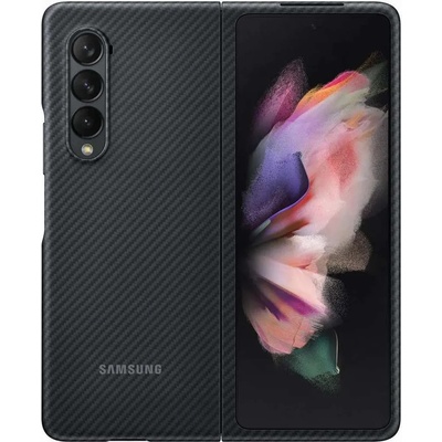 Samsung Aramid Cover EF-XF926SBE - оригинален кевларен кейс за Samsung Galaxy Z Fold 3 (черен)