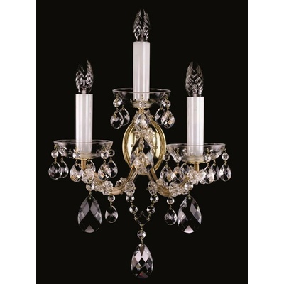 Nástěnná lampa Marie Terezie N401CLN, Varianta Stříbrná