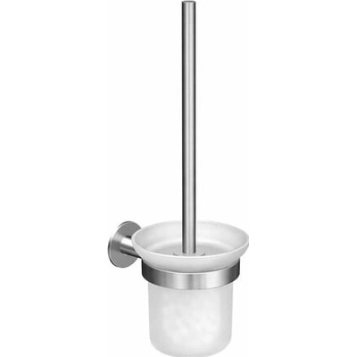Rav Slezák Rio Inox WC štětka držák misky černý Nikl kartáčovaná RIA0500IN