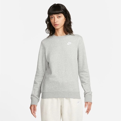 Поларена блуза Nike Sportswear Club Fleece Women's Crew-Neck Sweatshirt - Grey