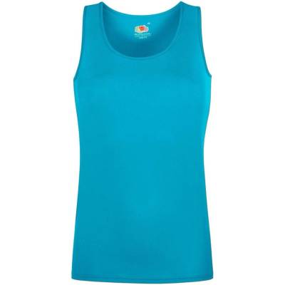 Fruit of the Loom Performance Women's Sleeveless T-shirt 614180 světle modrá
