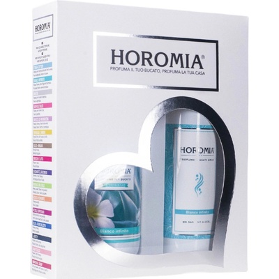 Horomia Kazeta Horotwins Bianco Infinito parfém na prádlo 250 ml + parfémový sprej na textil 250 ml
