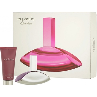 Calvin Klein Euphoria Woman EDP 100 ml + tělové mléko 100 ml dárková sada
