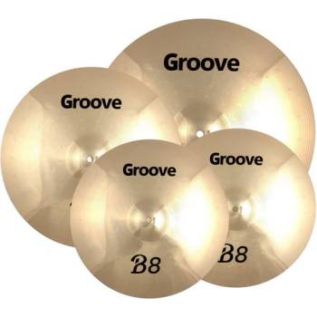 Groove B8 Cymbals Set 14,16,20 + Case