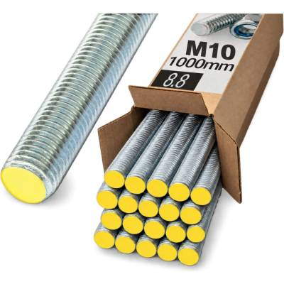 Oramat M10x1000mm (20ks) - 8.8 DIN 975 ZN - Závitová tyč