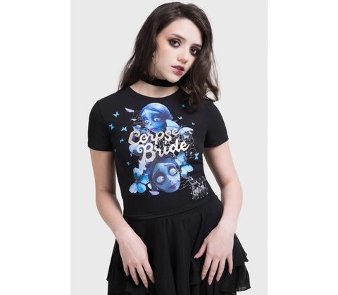 KILLSTAR tričko Shrunken Čierna