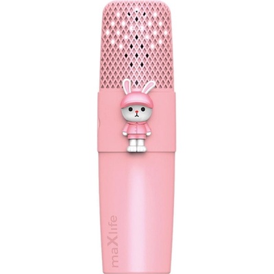 maXlife MXBM 500 Bluetooth Karaoke mikrofon růžový