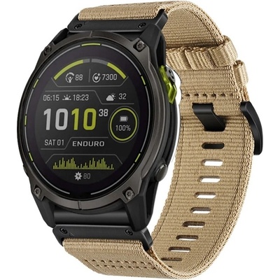 VSECHNONAMOBIL 87744 CANVAS Vyměnitelný řemínek pro Garmin Enduro 3 světle hnědý od 408 Kč