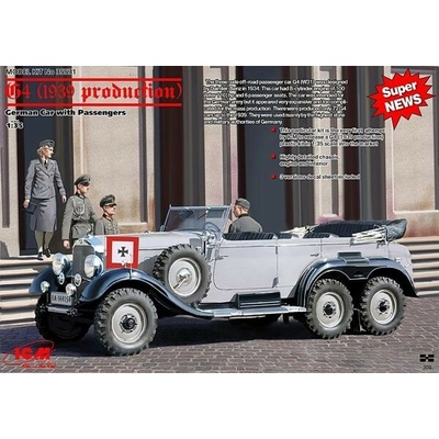 ICM Mercedes G4 Ausf. 1939 w. 3 persons 1:35