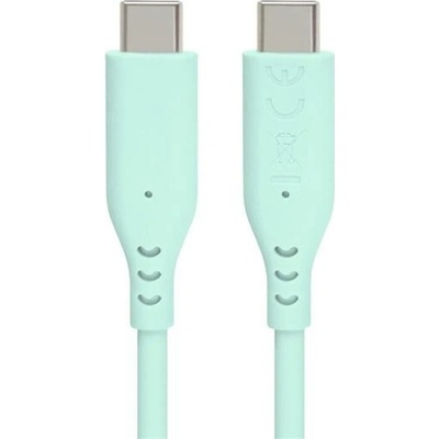 PremiumCord ku31sa15t Silikonový s konektory USB-C 60W 480Mbps 1,5m tyrkysový