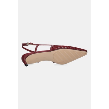 Tommy Hilfiger Обувки с тънък ток Tommy Hilfiger MONO SQUARED TOE KITTEN SLINGB (FW0FW08746)
