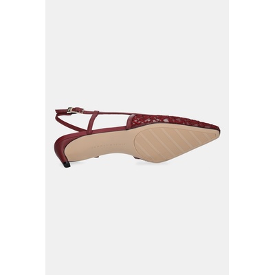 Tommy Hilfiger Обувки с тънък ток Tommy Hilfiger MONO SQUARED TOE KITTEN SLINGB (FW0FW08746)