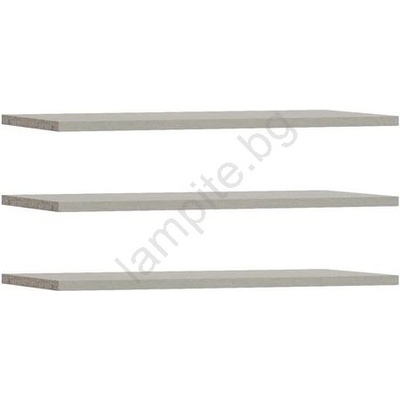 FORTE Комплект от 3 рафта tiro, сив (fr0052)