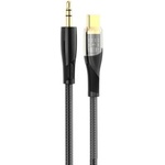 XO Аудио кабел XO Clear NB-R241B, USB-C към 3.5 мм жак, 1.0 м, черен (NB-R241B)