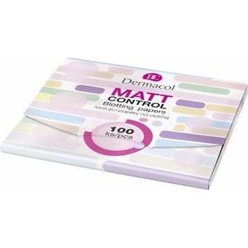 Dermacol Zmatňujúce papieriky Matt Control Blotting Papers 100 ks