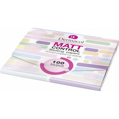 Dermacol Zmatňujúce papieriky Matt Control Blotting Papers 100 ks