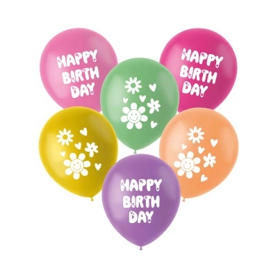 Albi Balónky latexové Boho Girlz Happy Birthday