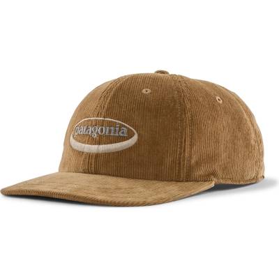 Patagonia Шапка с козирка Patagonia Corduroy Cap - 95 Oval Logo: Coriander Brown - размер One Size (204-6612-3011)