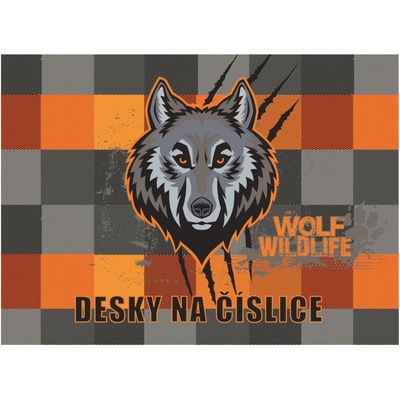Karton P+P Dosky na číslice vlk